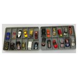 Misc. Vintage Miniature Die cast Cars In Holders