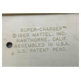 1968 Hot Wheels 2-Way Super Charger Building Needs Repair & Hot Wheels Sizzlers Juice Station (Only) In Original Box