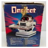 1984 Tomy OMNIBOT Robot 5402 Complete In Original Box (Untested) Battery Boxes Need Cleaning