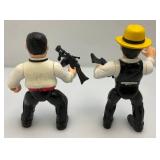 1990 DICK TRACY Action Figures With Weapons (Seem Complete)