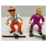 1990 DICK TRACY Action Figures With Weapons (Seem Complete)