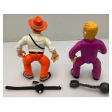 1990 DICK TRACY Action Figures With Weapons (Seem Complete)