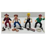 1990 DICK TRACY Action Figures With Weapons (Seem Complete)
