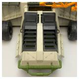 1990 GI Joe "THE GENERAL" Mobile Strike Headquarters With Helicopter (Missing Parts One Front Door Piece Hinge Broke) Not Complete