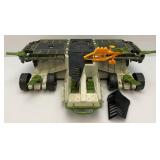 1990 GI Joe "THE GENERAL" Mobile Strike Headquarters With Helicopter (Missing Parts One Front Door Piece Hinge Broke) Not Complete