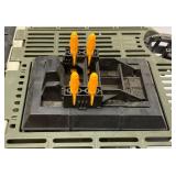 1990 GI Joe "THE GENERAL" Mobile Strike Headquarters With Helicopter (Missing Parts One Front Door Piece Hinge Broke) Not Complete