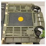 1990 GI Joe "THE GENERAL" Mobile Strike Headquarters With Helicopter (Missing Parts One Front Door Piece Hinge Broke) Not Complete