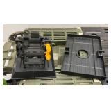 1990 GI Joe "THE GENERAL" Mobile Strike Headquarters With Helicopter (Missing Parts One Front Door Piece Hinge Broke) Not Complete