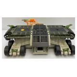 1990 GI Joe "THE GENERAL" Mobile Strike Headquarters With Helicopter (Missing Parts One Front Door Piece Hinge Broke) Not Complete