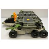 1990 GI Joe "THE GENERAL" Mobile Strike Headquarters With Helicopter (Missing Parts One Front Door Piece Hinge Broke) Not Complete