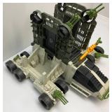 1990 GI Joe "THE GENERAL" Mobile Strike Headquarters With Helicopter (Missing Parts One Front Door Piece Hinge Broke) Not Complete