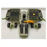 1990 GI Joe "THE GENERAL" Mobile Strike Headquarters With Helicopter (Missing Parts One Front Door Piece Hinge Broke) Not Complete