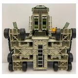 1990 GI Joe "THE GENERAL" Mobile Strike Headquarters With Helicopter (Missing Parts One Front Door Piece Hinge Broke) Not Complete