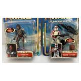 Misc. 2002 STAR WARS "Attack Of The Clones" Action Figures (New Old Stock)