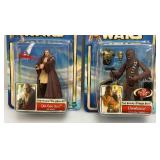Misc. 2002 STAR WARS "The Phantom Menace & The Empire Strikes back" Action Figures (New Old Stock)