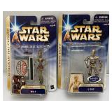 Misc. 2003 STAR WARS "Attack Of The Clones, Return Of The Jedi & A New Hope" Action Figures (New Old Stock)