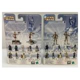 Misc. 2003 STAR WARS "Attack Of The Clones, Return Of The Jedi & A New Hope" Action Figures (New Old Stock)