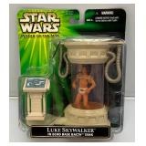 2001 STAR WARS "Power Of The Jedi" Luke Skywalker In Ehco Base Bacta Tank (New Old Stock)
