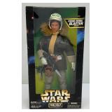 1997 STAR WARS 12" "Han Solo" In Hoth Gear Action Figure With Firing Rebel Blaster Included (New Old Stock)