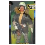 1997 STAR WARS 12" "Han Solo" In Hoth Gear Action Figure With Firing Rebel Blaster Included (New Old Stock)