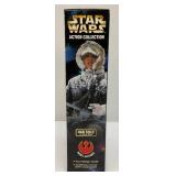 1997 STAR WARS 12" "Han Solo" In Hoth Gear Action Figure With Firing Rebel Blaster Included (New Old Stock)