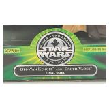 2001 STAR WARS Silver Anniversary Obi-Wan Kenobi & Darth Vader Final Duel (New Old Stock)