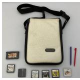 Misc. Collectible Nintendo DS Carrying Case With Games And More