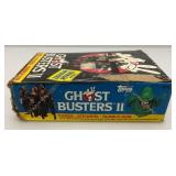 EST. $195.00-$300.00 1989 Topps GHOSTBUSTERS II Trading Card Packs (36) Pack Box (Box Has Tape On It)