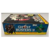 EST. $195.00-$300.00 1989 Topps GHOSTBUSTERS II Trading Card Packs (36) Pack Box (Box Has Tape On It)