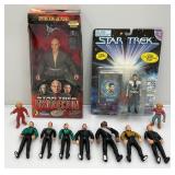 Misc. Collectible STAR TREK Action Figures  (Most New Old Stock)