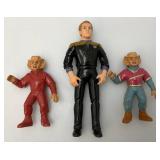 Misc. Collectible STAR TREK Action Figures  (Most New Old Stock)