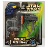 1996 STAR WARS Deluxe Probe Droid & 1997 STAR WARS (JAWA) 6" Poseable Action Figure (Both New Old Stock)