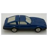 Vintage 1984 Blue BANDI Transformer Nissan 280ZX Go-Bots Action Figure (Tires Brittle And Cracks present)