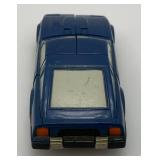 Vintage 1984 Blue BANDI Transformer Nissan 280ZX Go-Bots Action Figure (Tires Brittle And Cracks present)