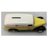 1995 ERTL Miniature MAC TOOLS Die-Cast 1938 Chevy Panel Trucks & MAC Tools Belt Buckle (New old Stock)