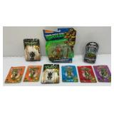 Misc. Collectible TMNT Items Including Miniature Keychains, Action Figure And More (All New Old Stock)