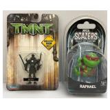 Misc. Collectible TMNT Items Including Miniature Keychains, Action Figure And More (All New Old Stock)