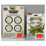 Misc. Collectible TMNT Items Including Miniature Keychains, Action Figure And More (All New Old Stock)