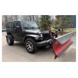 2016 Jeep Wrangler Rubicon 4x4 with Boss RT3 Snowplow - 27,517 Miles