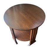 DR - Stickley Furniture Mission Oak Round Side Table