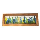 DR - Mid-Century Cityscape Four-Tile by Oleski