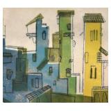 DR - Mid-Century Cityscape Four-Tile by Oleski