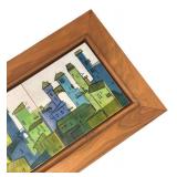 DR - Mid-Century Cityscape Four-Tile by Oleski