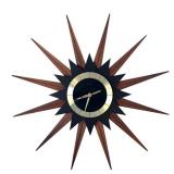 UL - Vintage Elgin Sunburst Wall Clock - Vintage Starburst by California Time Service