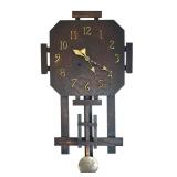 DR - New Haven 1913 Antique Spanish Mission Wall Clock