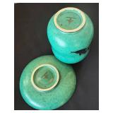 DR - Vintage Gustavsberg "Argenta" Vase and Bowl  Designed by Wilhelm Kåge