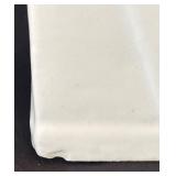 DR - Two Foo Dog Guardian Statues - Tall White Ceramic