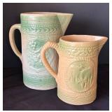 DR - Two Vintage McCoy Pitchers