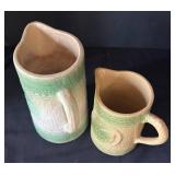 DR - Two Vintage McCoy Pitchers