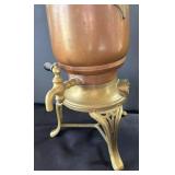 DR - Vintage Urn Style Copper Maker with Sugar Bowl